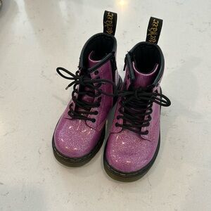 Doc Martens Pink Sparkle Toddler 8